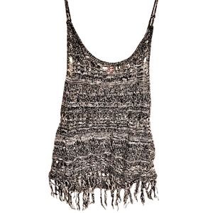 Small Knit Chill Hippie Tassel Tank Top